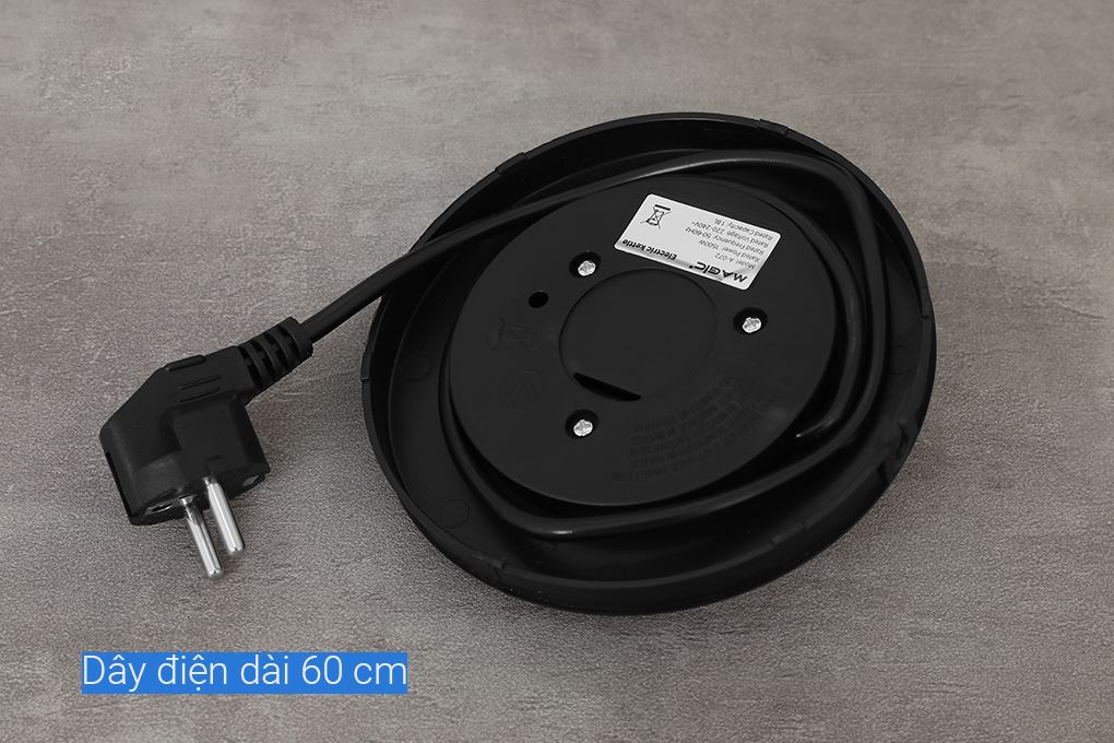 Bình đun siêu tốc Magic 1.8 lít A-072 Màu Đen