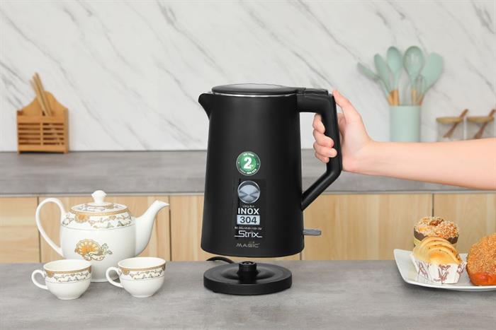 Bình đun siêu tốc Magic Eco 1.7 lít AC-43 Màu Đen