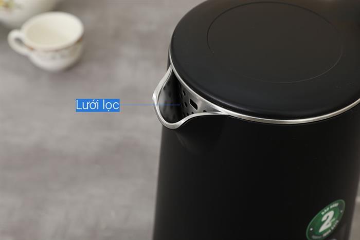 Bình đun siêu tốc Magic Eco 1.7 lít AC-43 Màu Đen