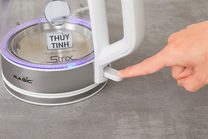 Bình đun siêu tốc Magic Eco 1.7 lít AC-44 Màu Trắng
