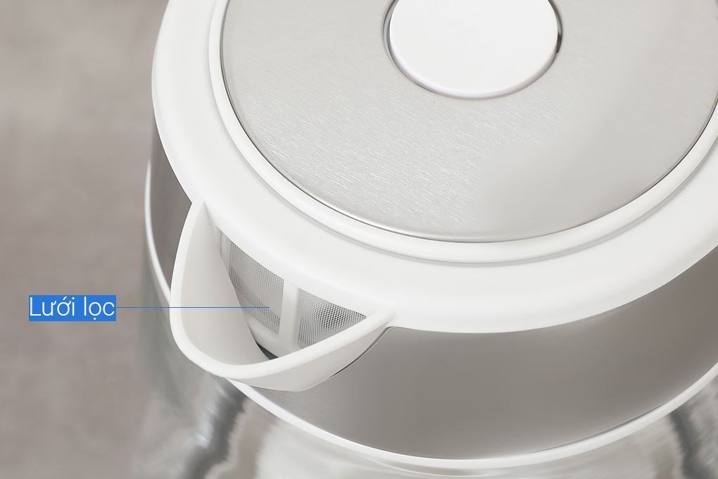 Bình đun siêu tốc Magic Eco 1.7 lít AC-44 Màu Trắng
