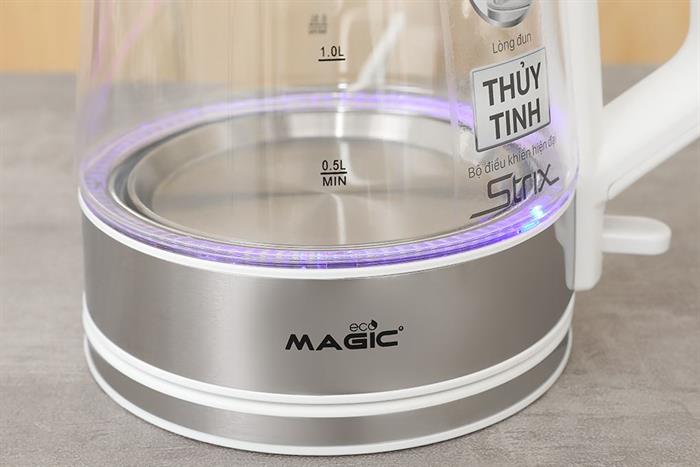 Bình đun siêu tốc Magic Eco 1.7 lít AC-44 Màu Trắng