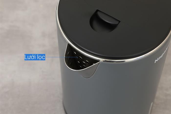 Bình đun siêu tốc Nagakawa 1.6 lít NKT2615 Màu Xám đậm