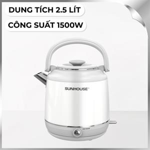 Bình đun siêu tốc Sunhouse 2.5 lít SHD1392