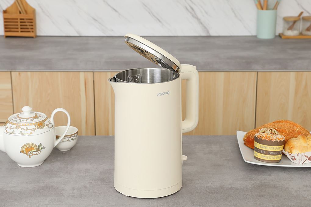 Bình đun siêu tốc Joyoung 1.5 lít JEK-188 Màu Trắng