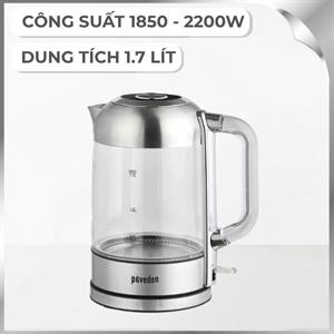 Bình đun siêu tốc Paveden 1.7 lít PKT-1722G