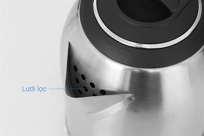 Bình đun siêu tốc Rapido 1.8 lít RK1815-2S Màu Inox