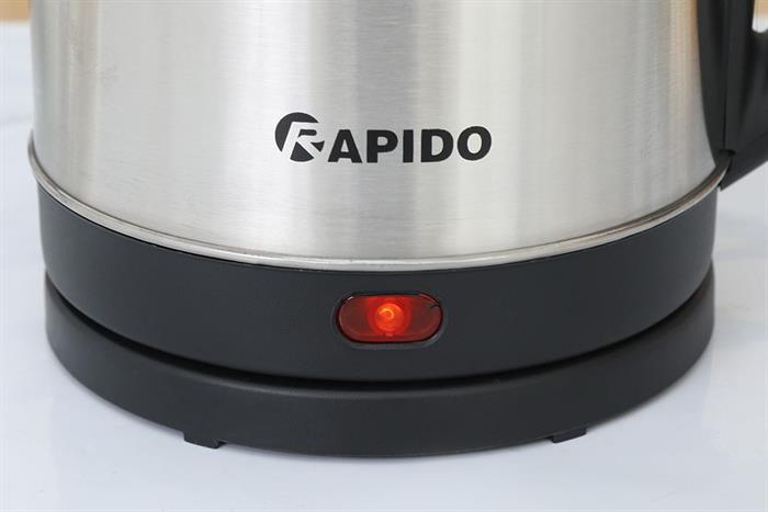 Bình đun siêu tốc Rapido 1.8 lít RK1815-2S Màu Inox