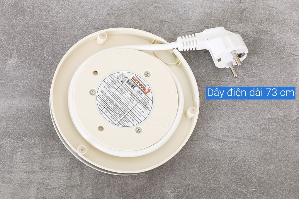 Bình đun siêu tốc Hawonkoo 1.7 lít KEH-171 Màu Kem