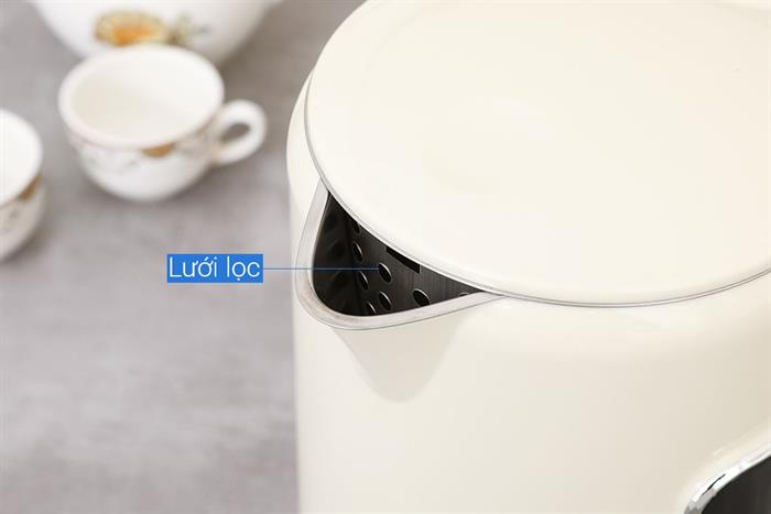 Bình đun siêu tốc Hawonkoo 1.7 lít KEH-171 Màu Kem