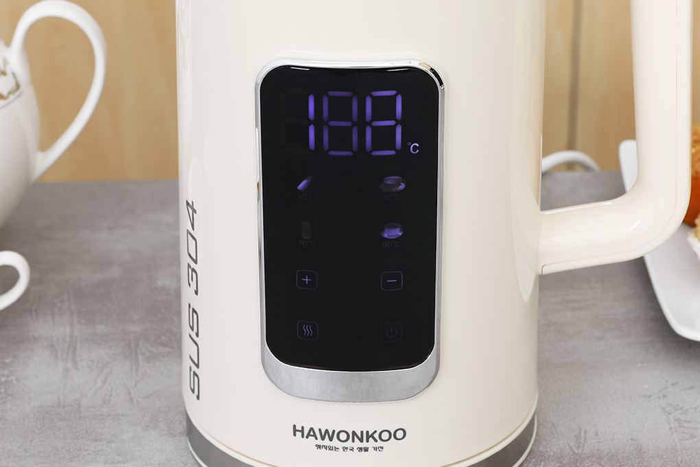 Bình đun siêu tốc Hawonkoo 1.7 lít KEH-171 Màu Kem