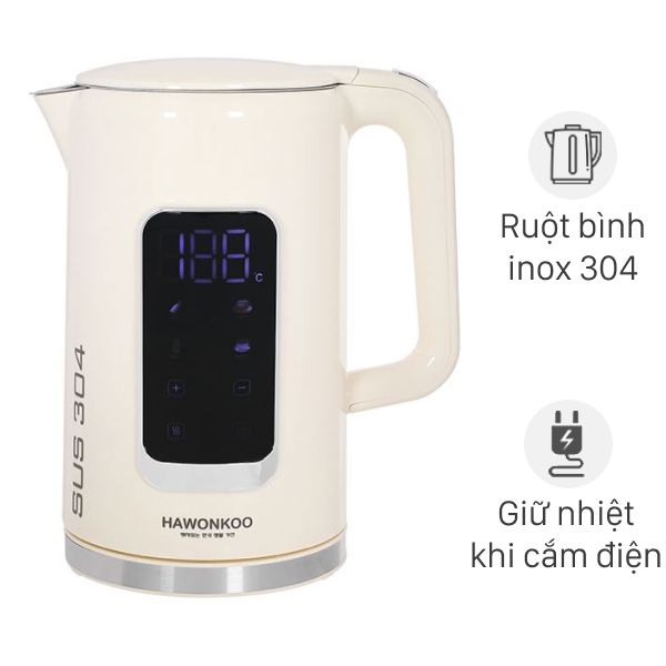 Bình đun siêu tốc Hawonkoo 1.7 lít KEH-171