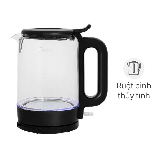 Bình đun siêu tốc Midea 1.7 lít MKE170M1BGK