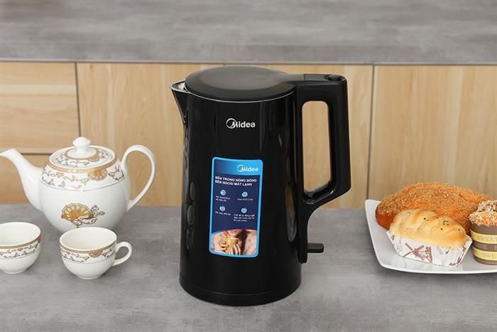 Bình đun siêu tốc Midea 1.7 lít MK-1523DD Màu Đen
