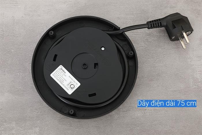 Bình đun siêu tốc Midea 1.7 lít MK-1523DD Màu Đen