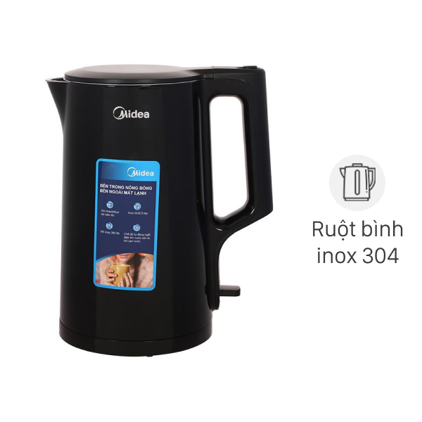 Bình đun siêu tốc Midea 1.7 lít MK-1523DD
