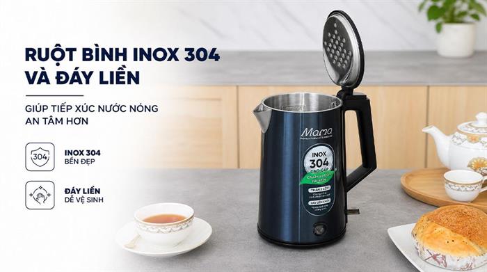 Bình đun siêu tốc Sunhouse 1 lít SHD1373 Màu Xanh đen