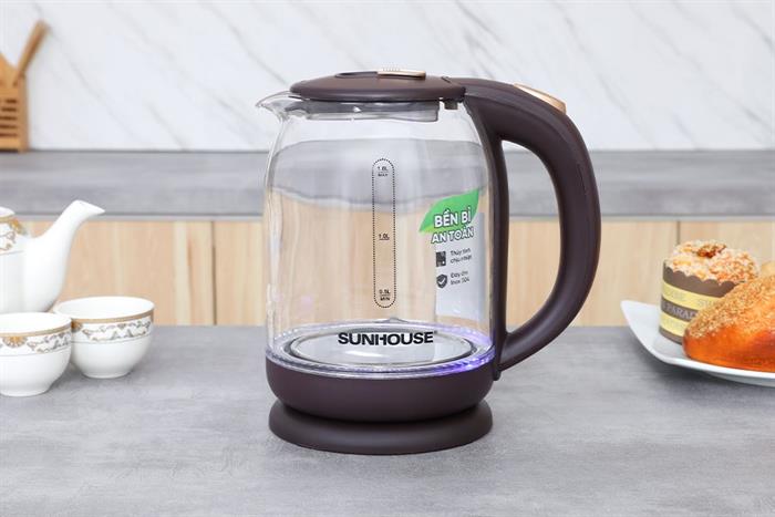 Bình đun siêu tốc Sunhouse 1.8 lít SHD1212 Màu Đen