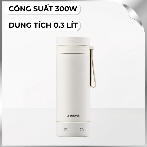 Ấm đun siêu tốc Lock&Lock 0.3 lít EJC723IVY