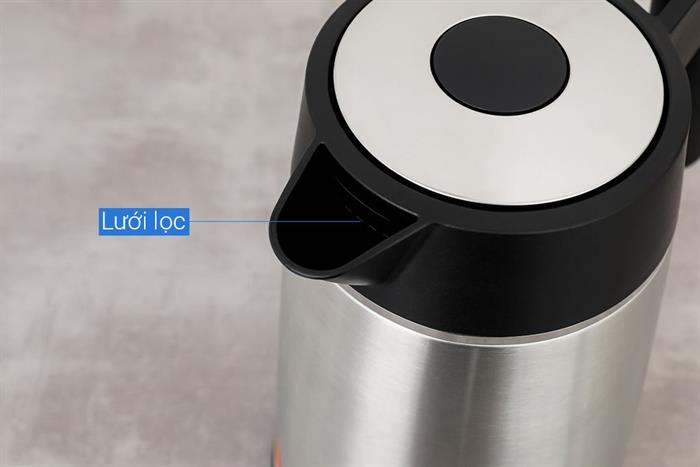 Bình đun siêu tốc Bosch 1.7 lít TWK6M480 Màu Inox