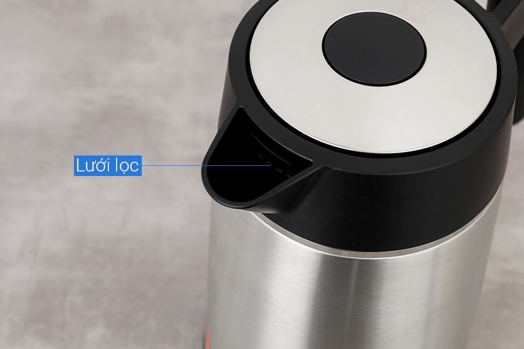 Bình đun siêu tốc Bosch 1.7 lít TWK6M480 Màu Inox