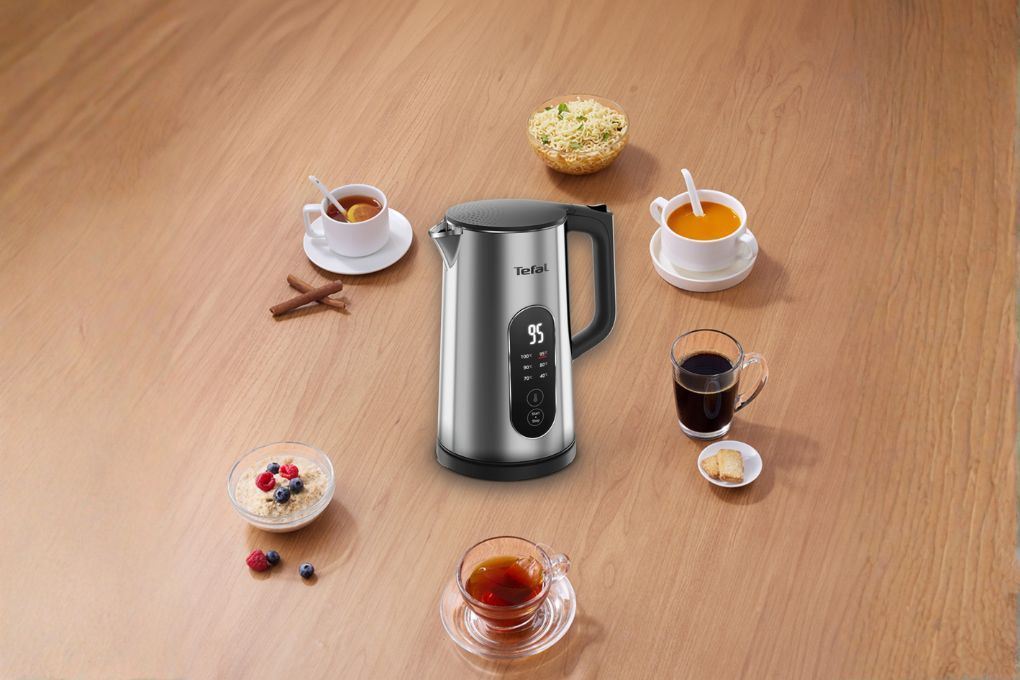 Bình đun siêu tốc Tefal Selection 1.7 lít KI871DE0 Màu Xám