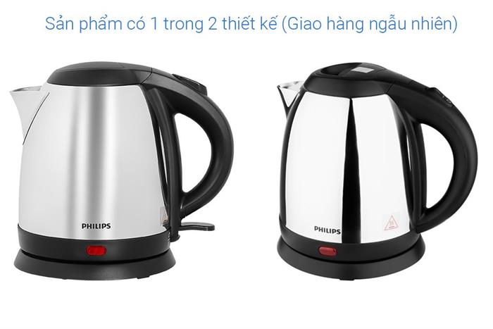 Bình đun siêu tốc Philips 1.2 lít HD9303 Màu Inox