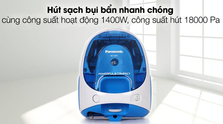 Máy hút bụi Panasonic MC-CL305BN46 1400 W - Công suất