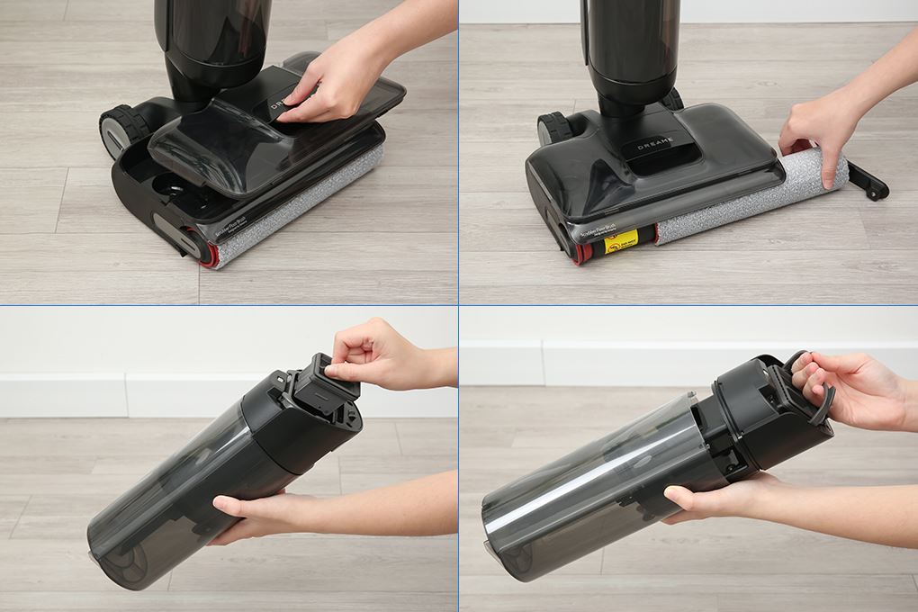Máy hút bụi lau nhà Dreame H13 FlexReach Màu Đen