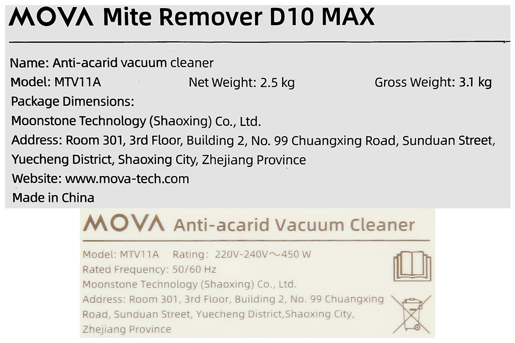 Máy hút bụi đệm giường Mova D10 Max - 19