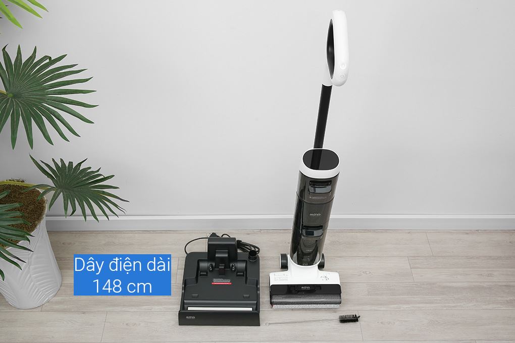 Máy hút bụi lau nhà Mova K20 Pro Màu Đen/Trắng