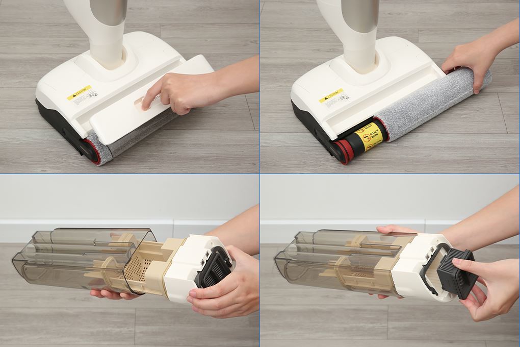 Bộ lọc và hộp chứa - Máy hút bụi lau nhà Mova M10