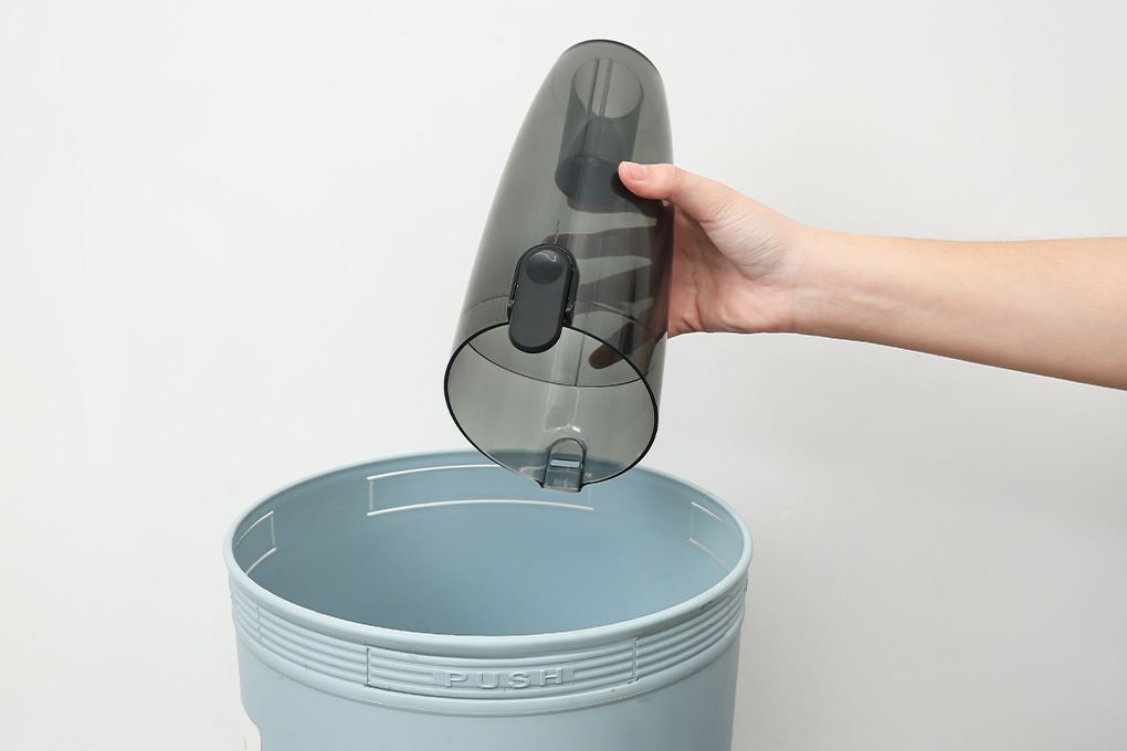 Máy hút bụi cầm tay Deerma DX120C Màu Trắng - Đen