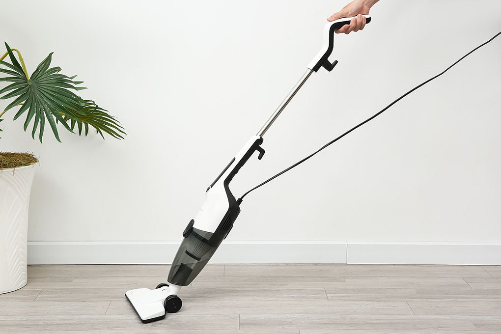 Máy hút bụi cầm tay Deerma DX120C Màu Trắng - Đen