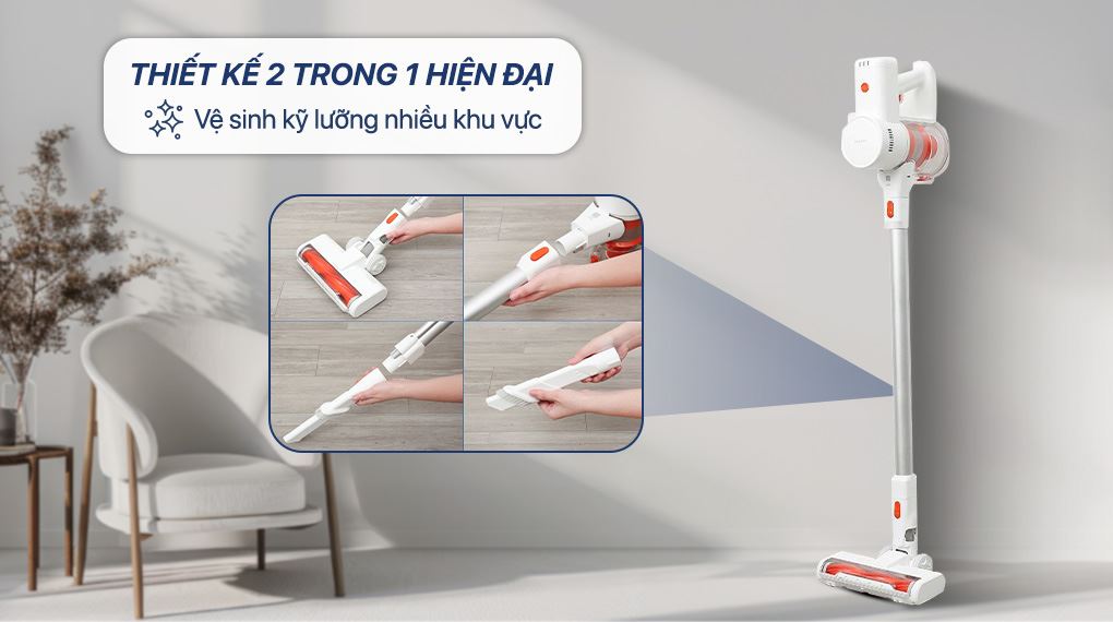 Thiết kế - Máy hút bụi không dây Xiaomi G20 Lite BHR8195EU Thiết kế - Máy hút bụi không dây Xiaomi G20 Lite BHR8195EU
