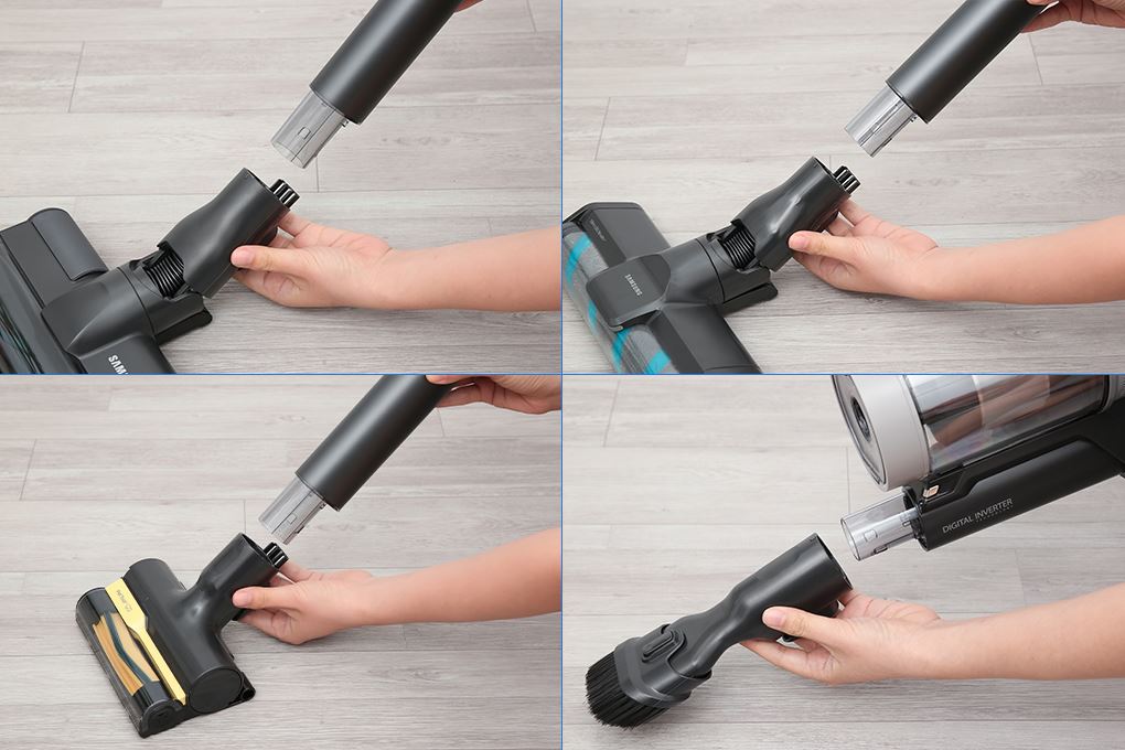 Máy hút bụi không dây Samsung VS80F28DBP/SV Màu Đen - Xám