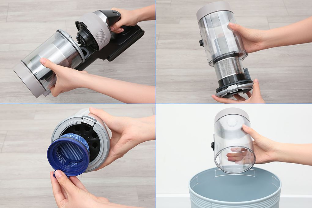 Máy hút bụi không dây Samsung VS80F28DBP/SV Màu Đen - Xám
