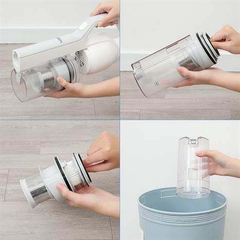 Máy hút bụi cầm tay AQUA AQS-CCXL8R(W)-VN Màu Trắng