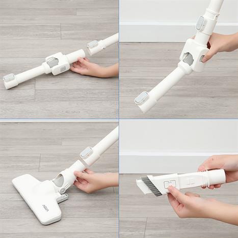 Máy hút bụi cầm tay AQUA AQS-CCXL8R(W)-VN Màu Trắng