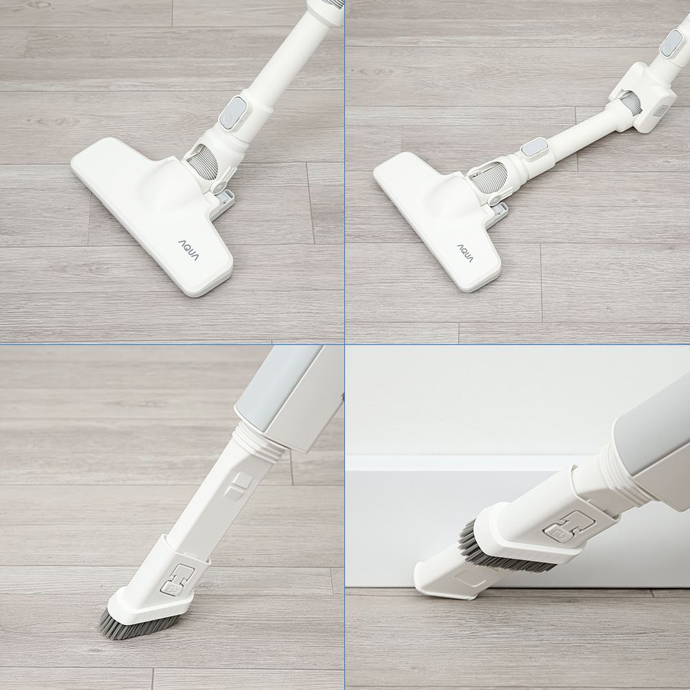 Máy hút bụi cầm tay AQUA AQS-CCXL8R(W)-VN Màu Trắng