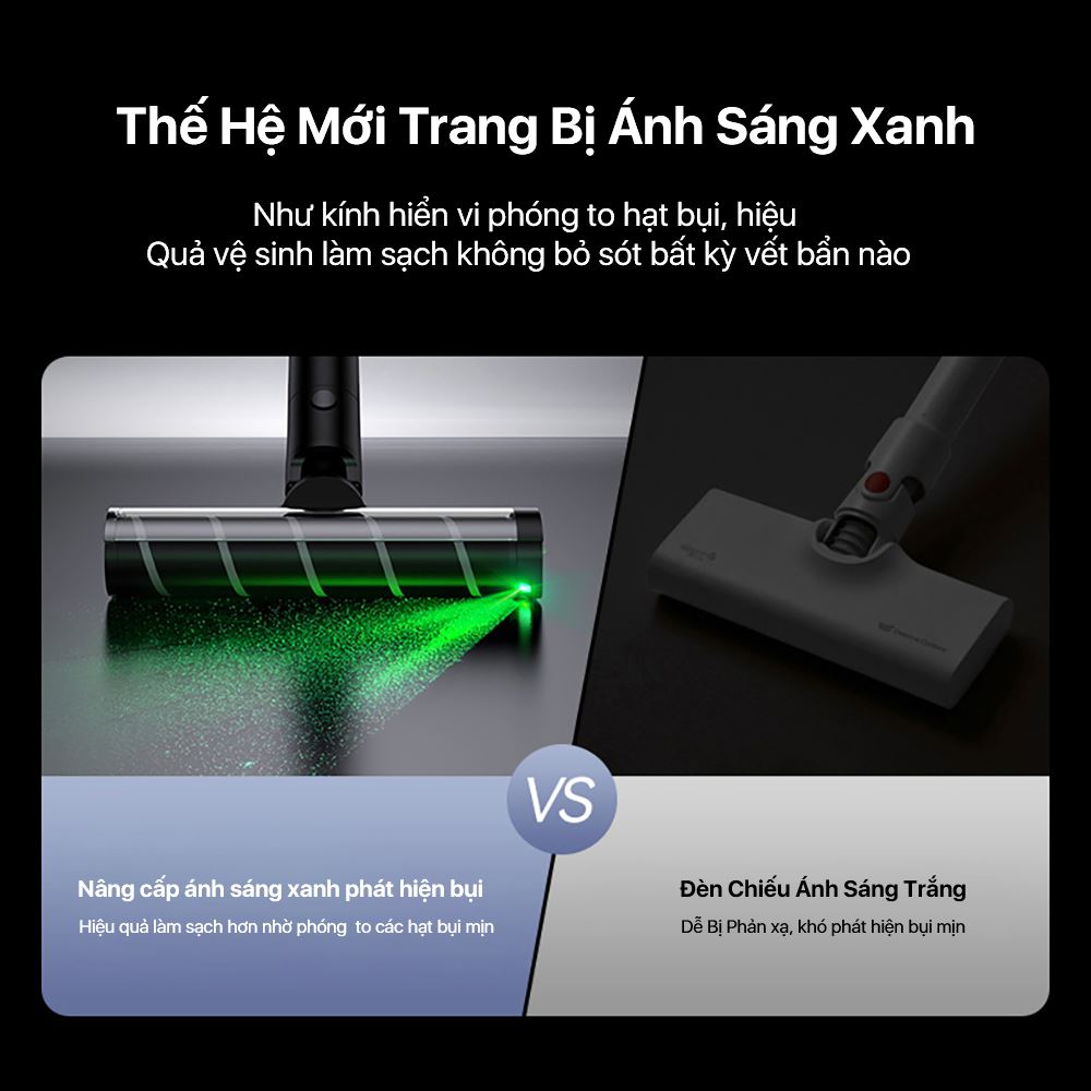 Máy hút bụi lau nhà Deerma P40 Pro Màu Đen - Tím