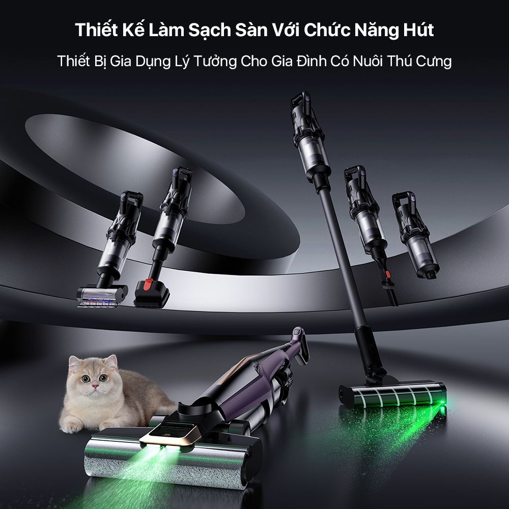 Máy hút bụi lau nhà Deerma P40 Pro thiết kế linh hoạt 2 trong 1 Máy hút bụi lau nhà Deerma P40 Pro thiết kế linh hoạt 2 trong 1
