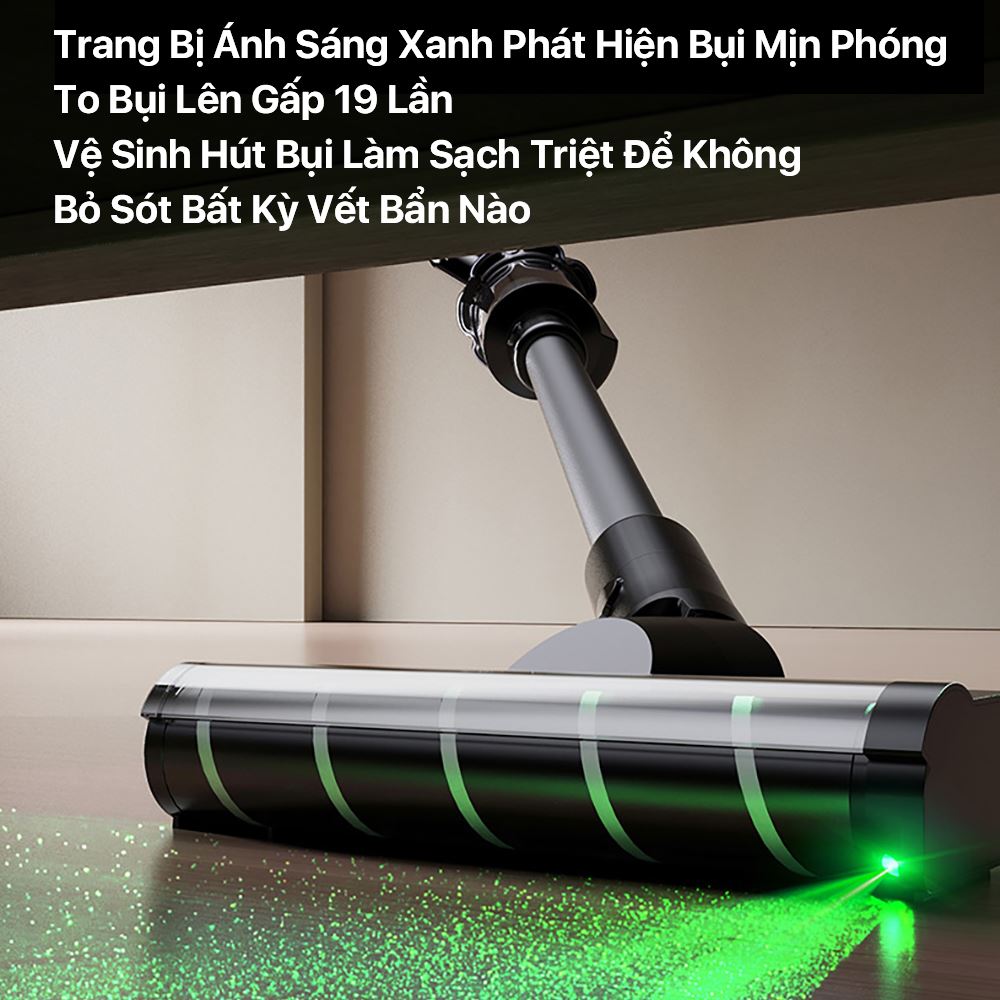 Máy hút bụi lau nhà Deerma P40 Pro Màu Đen - Tím