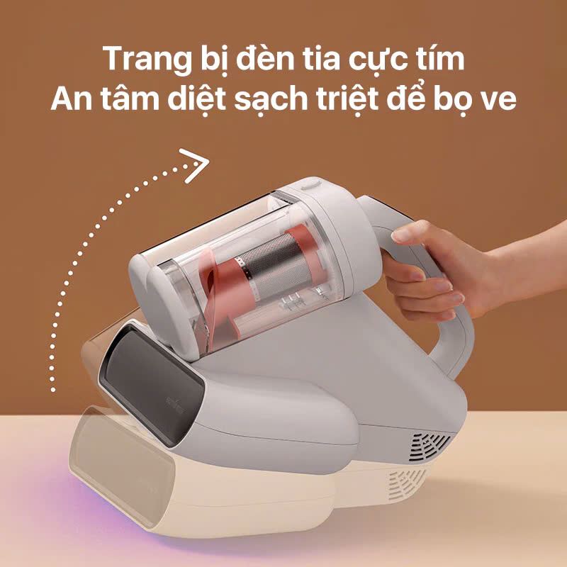 Máy hút bụi đệm giường Deerma DEM-CM980 an toàn và tiện ích Máy hút bụi đệm giường Deerma DEM-CM980 an toàn và tiện ích