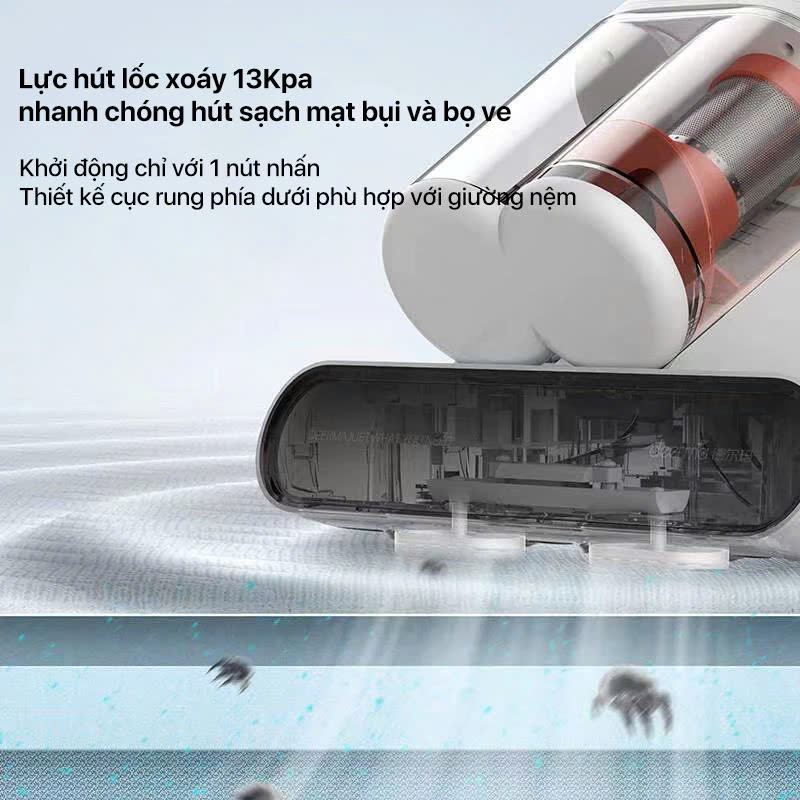 Máy hút bụi đệm giường Deerma DEM-CM980 diệt khuẩn tối ưu, lực hút mạnh Máy hút bụi đệm giường Deerma DEM-CM980 diệt khuẩn tối ưu, lực hút mạnh