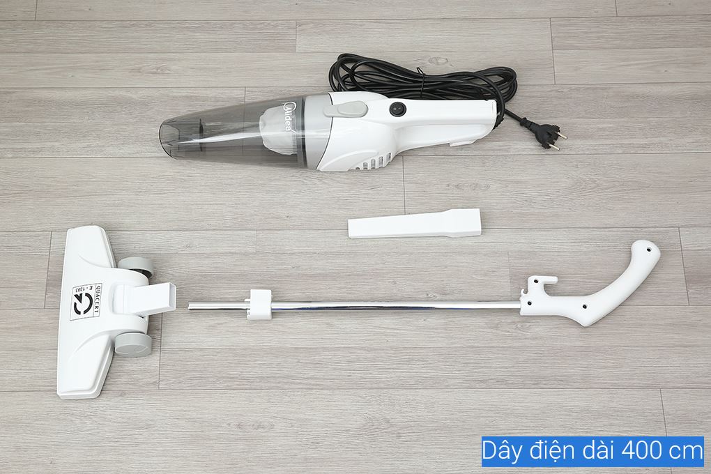 Máy hút bụi cầm tay Midea MS861APBK Màu Trắng - Đen