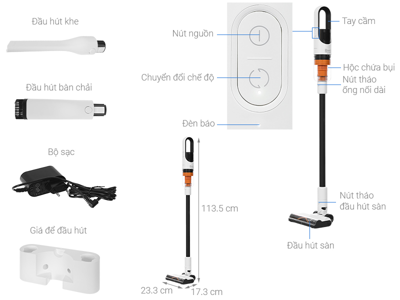 Máy hút bụi cầm tay Deerma VCAD11A