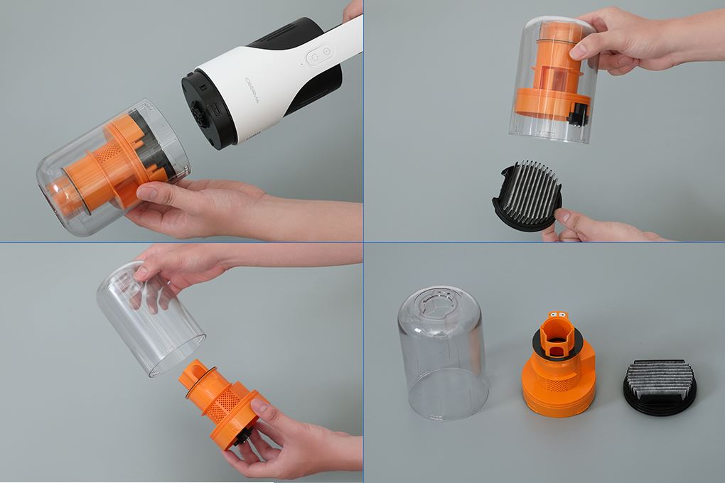 Máy hút bụi cầm tay Deerma VCAD11A Màu Trắng