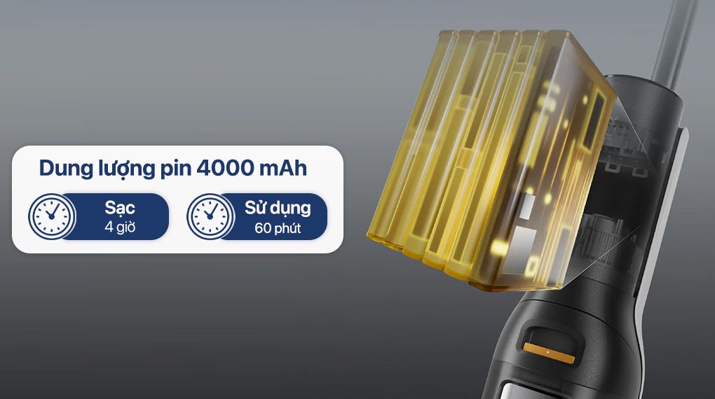 Máy hút bụi cầm tay Roborock F25 - Thời gian sử dụng Máy hút bụi cầm tay Roborock F25 - Thời gian sử dụng