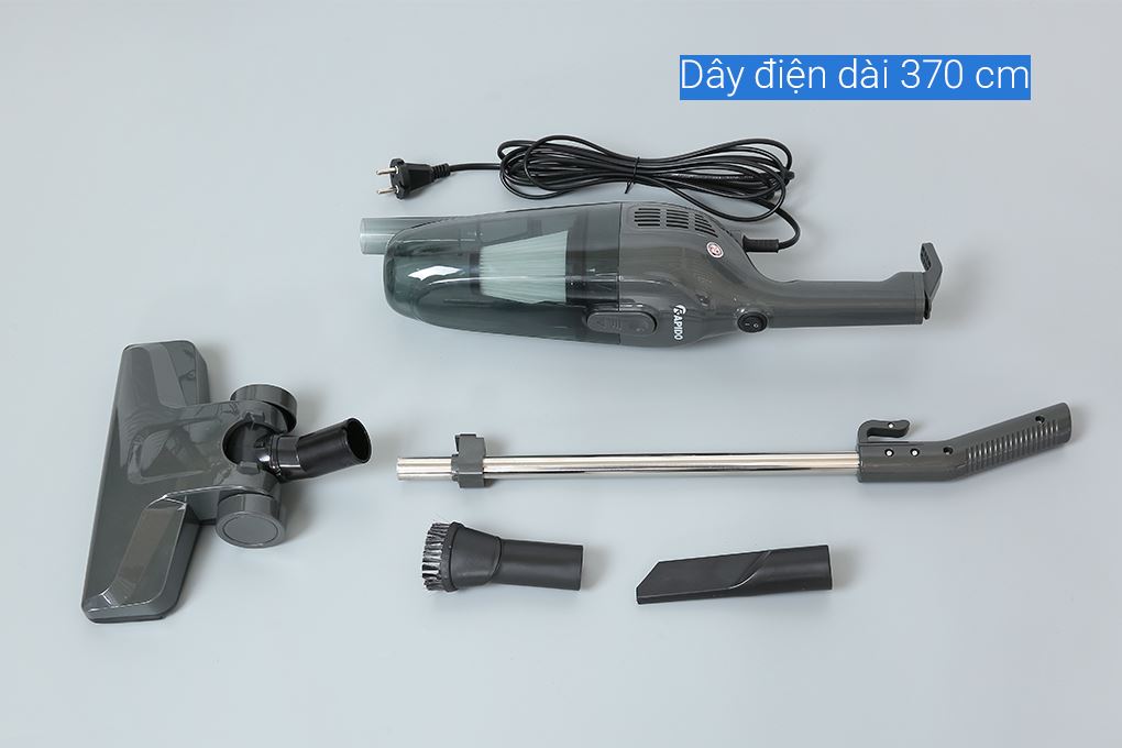 Máy hút bụi cầm tay Rapido RVC-600HD Màu Đen - Xám